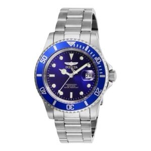 Invicta Pro Diver Blue Dial Stainless Steel 40 mm Men's Watch